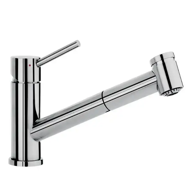 Villeroy & Boch Como – Mitigeur d'évier avec douchette extractible, inox poli 927200LE Achetez Aujourd’hui