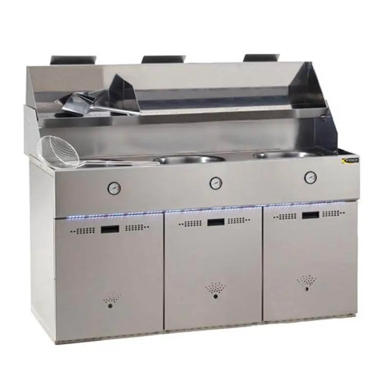 Friteuse 3 cuves rondes SOFINOR – Défi Commander Maintenant