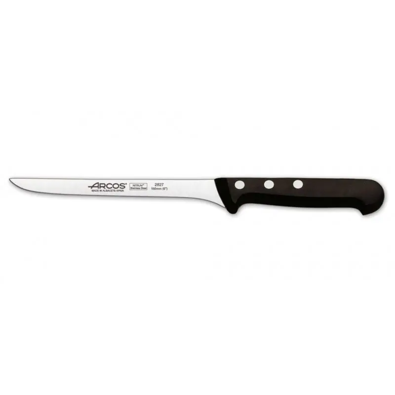 Couteau à filet poisson Universal noir 160 mm Offre Limitée