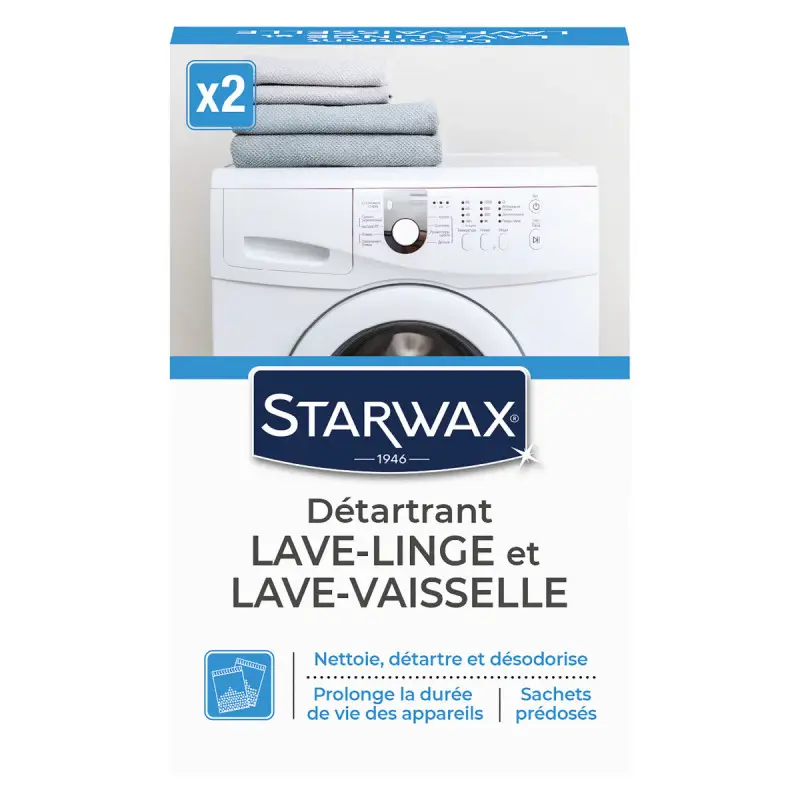 Acheter Direct Nettoyant détartrant lave linge et lave vaisselle Starwax