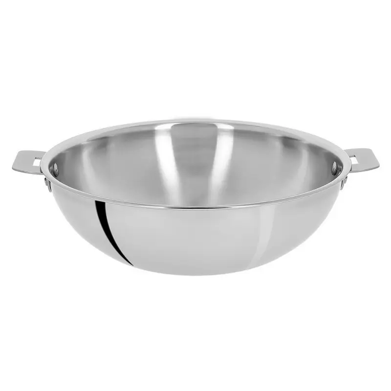 Wok 24cm amovible inox Casteline, Cristel Achetez Aujourd’hui