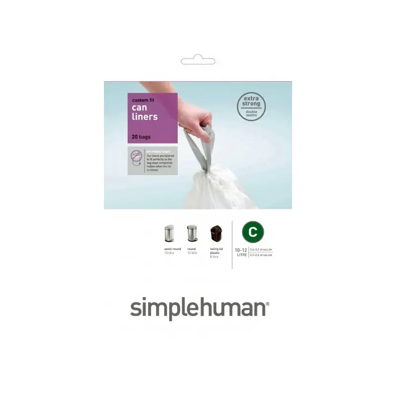 Sacs poubelle 10/12L-C, Simplehuman Vente Directe