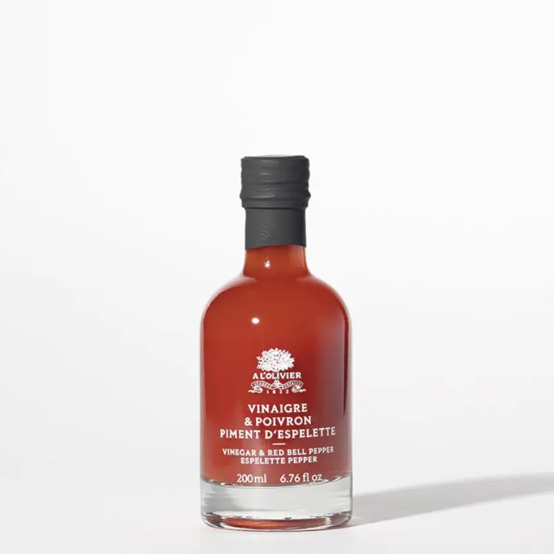 Vinaigre pulpe poivron & piment d&rsquo;Espelette, A L&rsquo;OLIVIER Top Vente