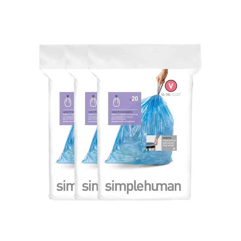 3 Packs de sacs poubelle V 16-18 L, Simplehuman Achetez Aujourd’hui