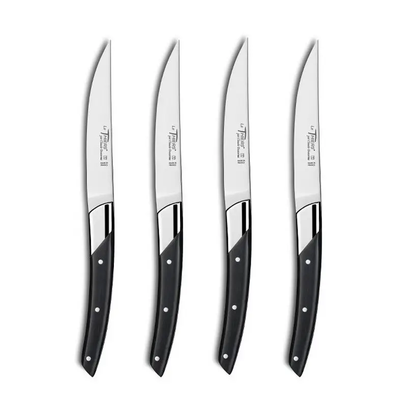 Coffret 4 couteaux à steak Le Thiers® Art Déco Ebène, Claude Dozorme Commande En Gros