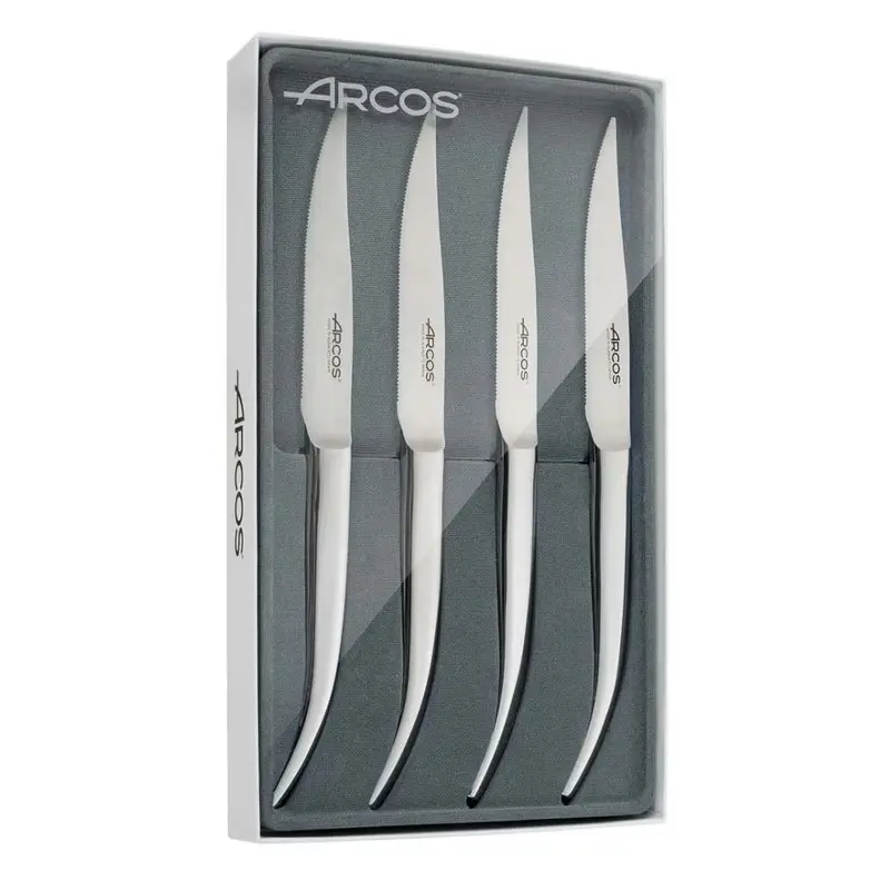 Certifié Coffret 4 couteaux à Steak Origin Inox, Arcos