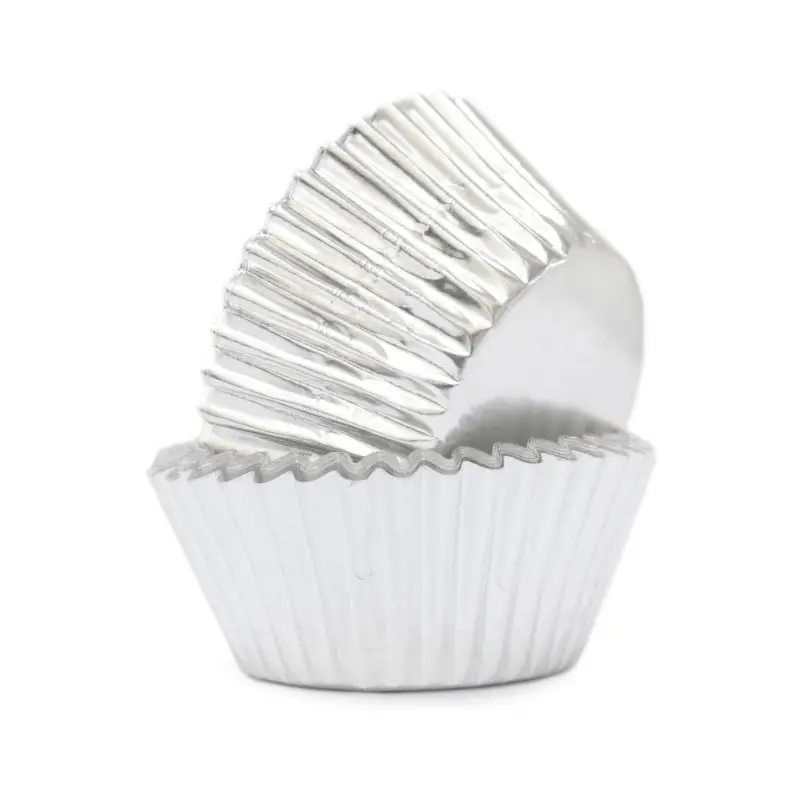 Meilleure Vente Boîte de +/- 48 caissettes argentées, Scrapcooking