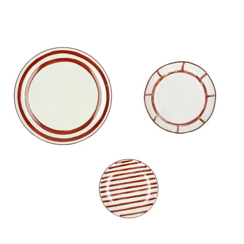 Acheter En Ligne Assiette Mykonos rouille, Pomax