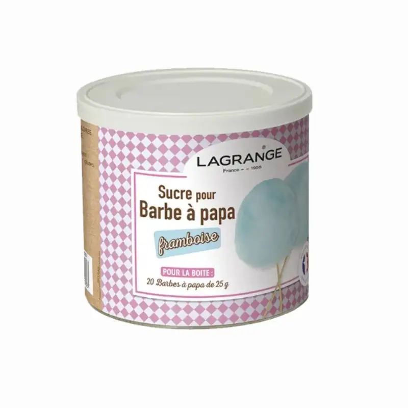 Sucre pour Barbe à papa à la Framboise, Lagrange Meilleure Vente
