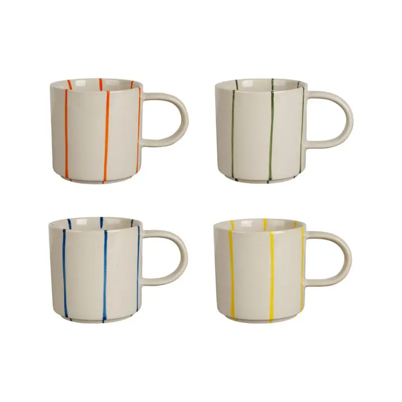 Petit Prix Coffret 4 Tasses 25 cl Lumi, Sema Design