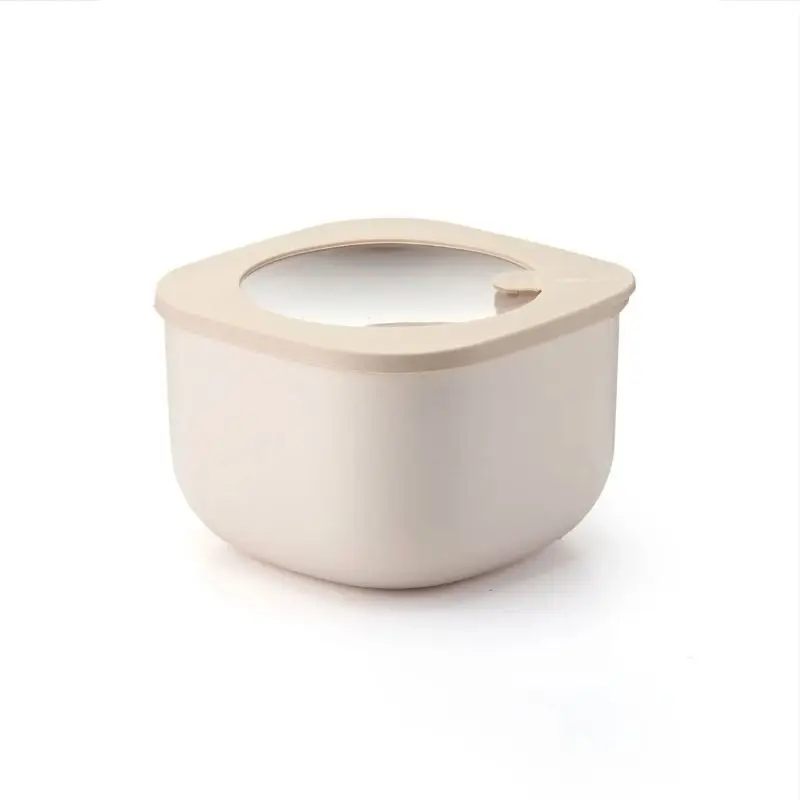 Bon Plan Boîte hermétique haute carrée Store&More Bio Beige, Guzzini