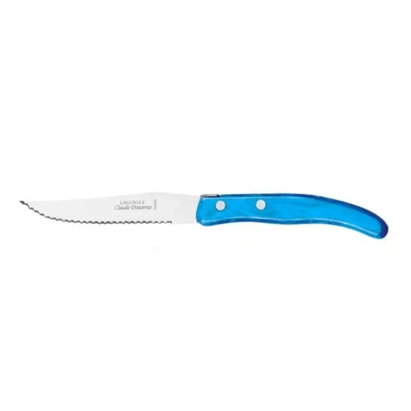 Achat Immédiat Couteau à steak Berlingot Azur, Claude Dozorme