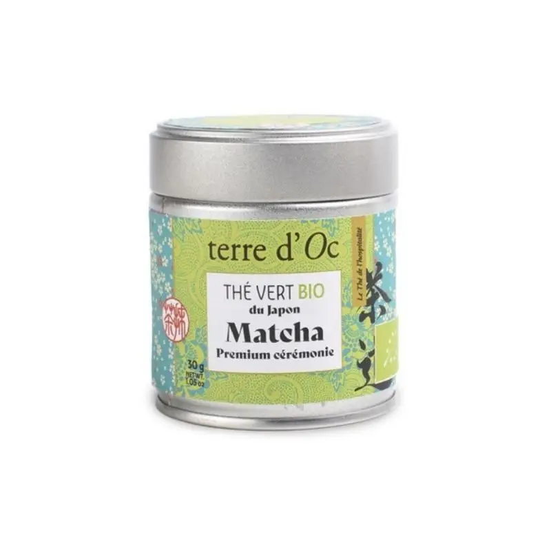 Matcha premium Bio, Terre d&rsquo;Oc Usine Directe