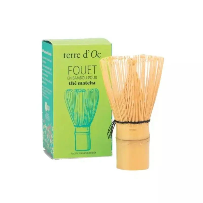 Fouet en Bambou pour Matcha, Terre d&rsquo;Oc Certifié
