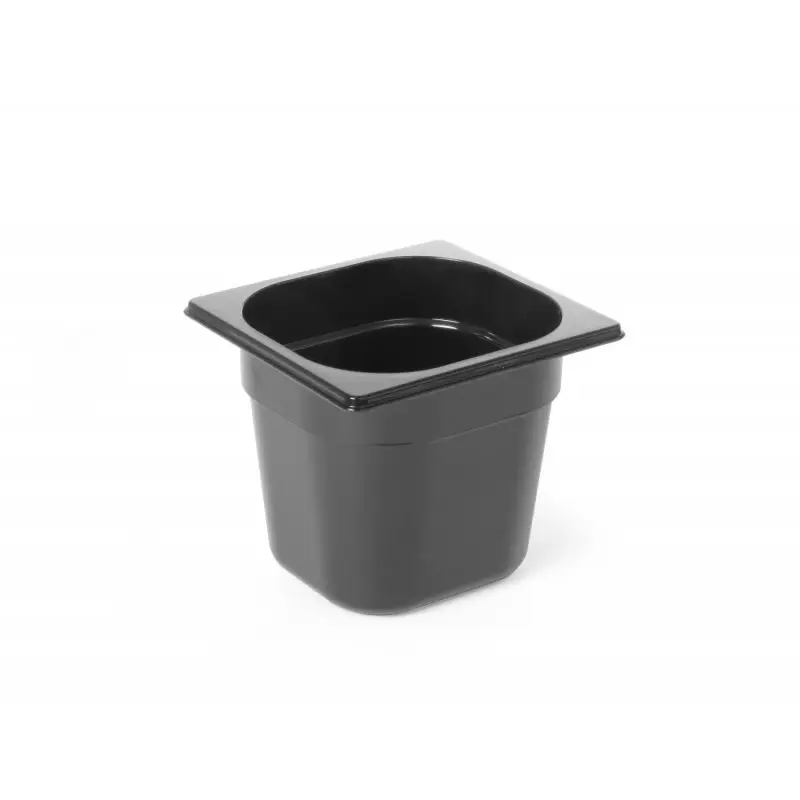 Bac gastro en polycarbonate noir GN 1/6 H150 mm Vente Flash