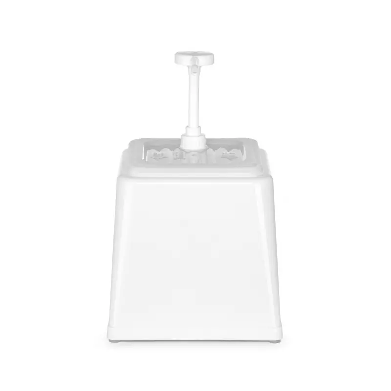 Acheter Direct Distributeur de sauce avec pompe 2.5 L Blanc
