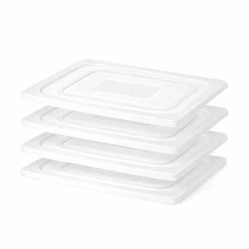 Achat Immédiat Couvercle GN 1/2 Polypropylène Transparent – Lot de 4 – Arredochef