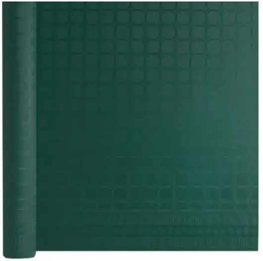 Dernier Modèle Nappe rouleau damassé 1,20x50m vert foncé
