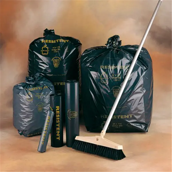 10 U. SACS POUBELLE 130 L 70µ 88×115 CM NOIR LDPE (10 UNITÉ) – Garcia de Pou Prix Bas