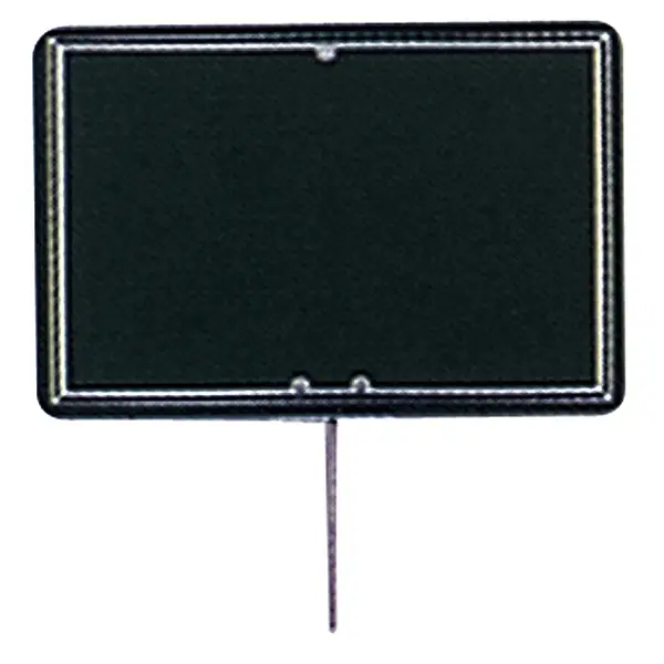 10 U. ARDOISES POUR MARQUER LES PRIX8x12x0,2 CM NOIR PVC (1 UNITÉ) – Garcia de Pou Retour Gratuit