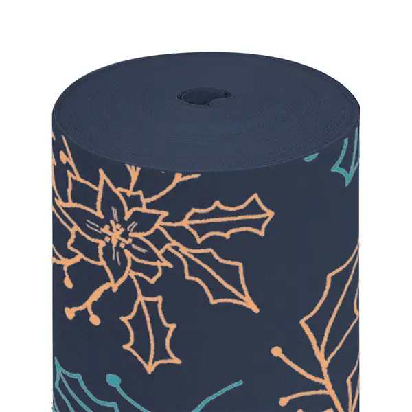 « TETE-A-TETE » « HOLLY » 55 G/M2 0,40×12 M BLEU AIRLAID (6 UNITÉ) Promotion