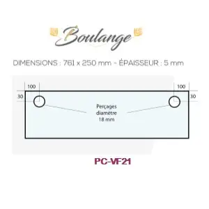 Vitre de four type Tibiletti Achat Immédiat
