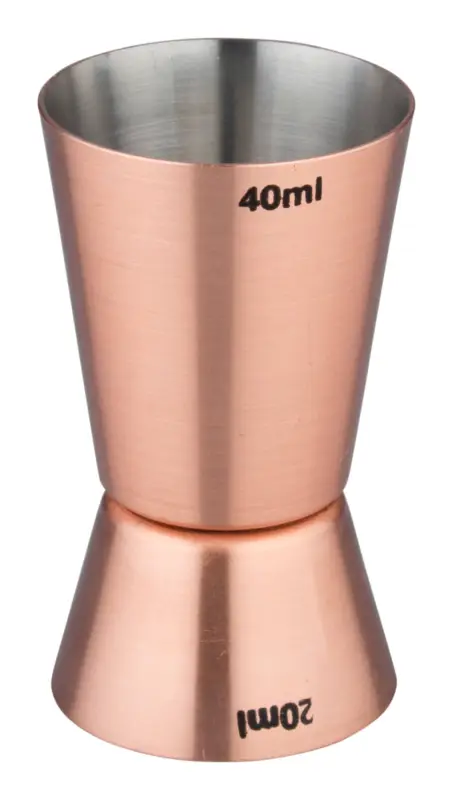 Achetez Aujourd’hui Double mesure de bar, couleur cuivre, acier inoxydable (2/4cl)