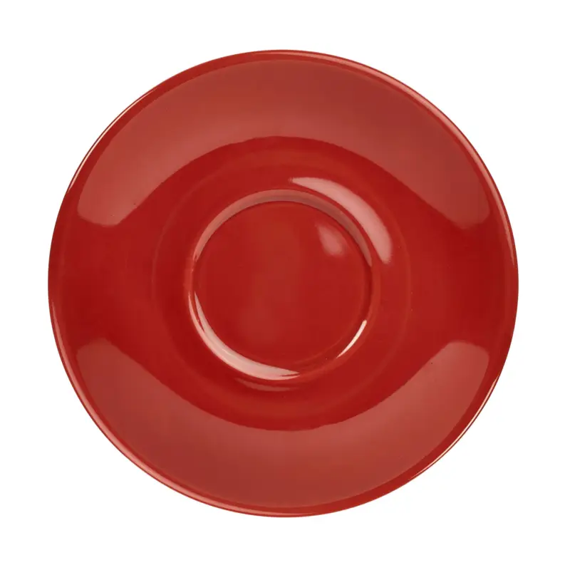 Soucoupe pour espresso rouge – 12cm (6 pcs) Achetez Aujourd’hui