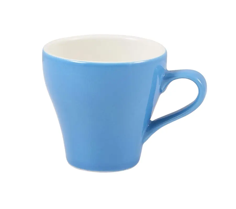 Tasse à expresso Tulip bleue – 90ml (6 pcs) Commande En Gros