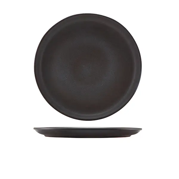Assiette creuse Antigo en grès bronze antique – 24 cm (6 pcs) Satisfait Ou Remboursé