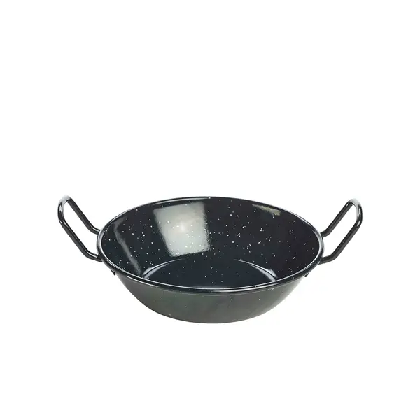 Bol en émail avec anses, noir – 18 cm/780 ml (6 pièces) Bon Plan