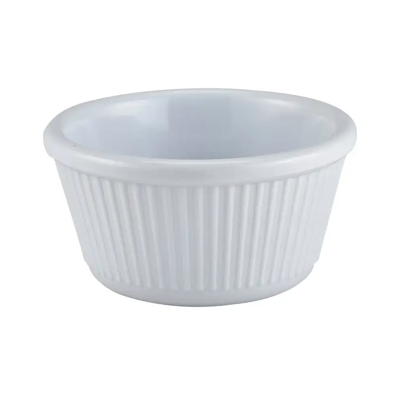 Commander Vite Coupelle à sauce, mélamine blanche striée – 114 ml (24 pièces)