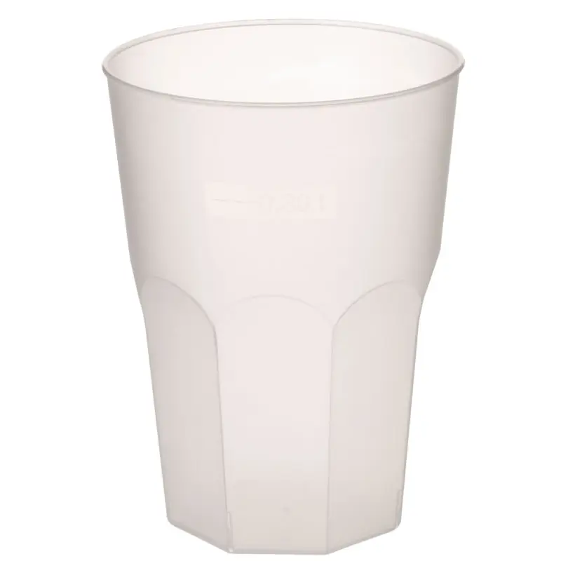 Gobelet en plastique réutilisable light, polypropylène, givré – 420 ml, 2 cl/4 cl/0,3 l marque (20 pcs) Acheter Direct