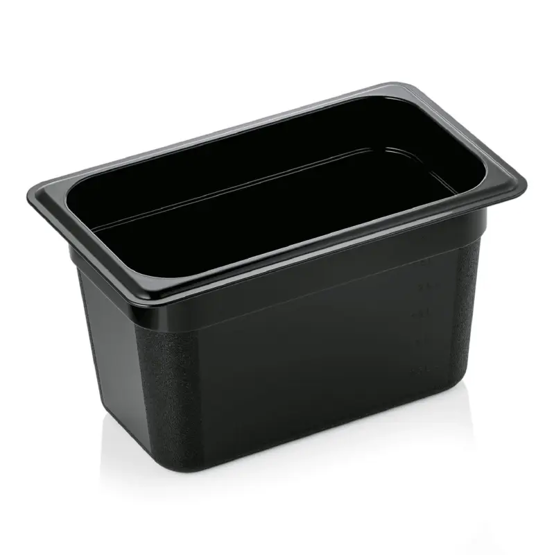 Acheter Direct GN 1/4 Récipient Gastro Norm 150mm de profondeur – PC noir (série GN 96)