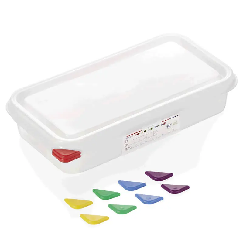 Boîte de conservation GN 1/3 avec couvercle, PP – 2,5 l / H 6,5 cm (1 pce) Prix Bas