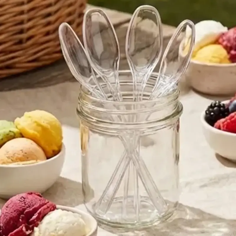 100 Petites cuillères luxe cristal Meilleur Choix