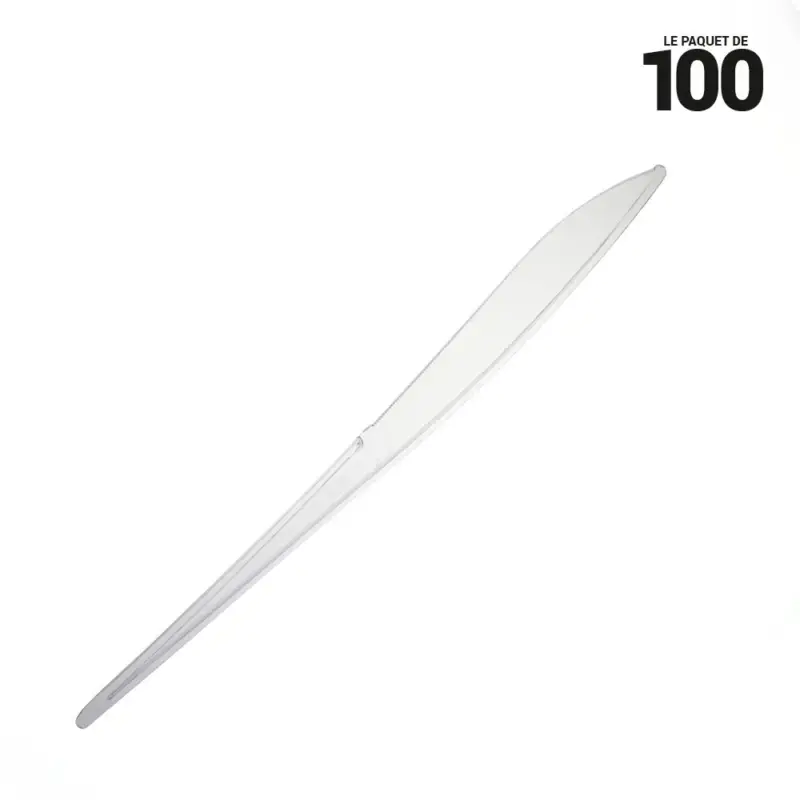 100 Couteaux luxe cristal transparent Prix Réduit