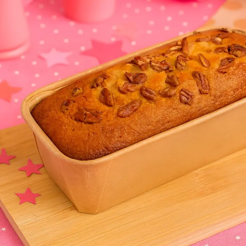 10 Moules à cakes rectangulaires papier 15,8 cm Prix Cassé