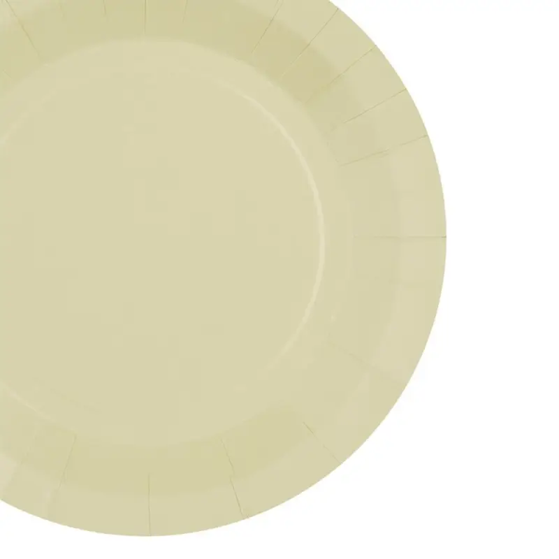 10 Grandes assiettes rondes ivoirepremium 22,5 cm Table&rsquo;Colors Prix Promo