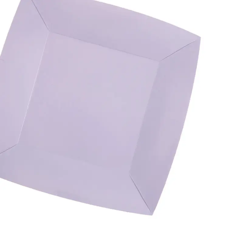 10 Petites assiettes carrées parme premium 18 cm Table&rsquo;Colors Satisfait Ou Remboursé