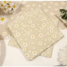 20 Serviettes en papier Marguerite 33x33cm Commande En Gros