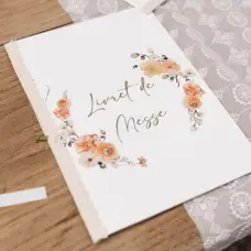 10 Livrets de Messe Peachy 15 x 21 cm Expédition Rapide